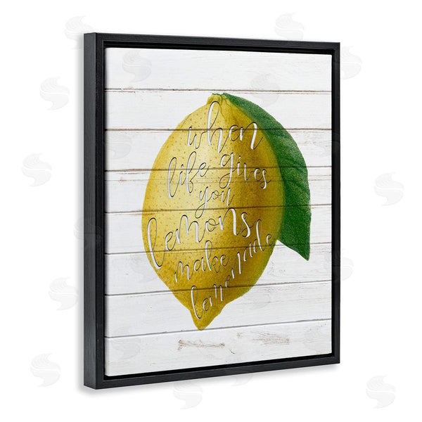 Stupell Industries Anne Bailey | Lemons To Lemonade Inspirational