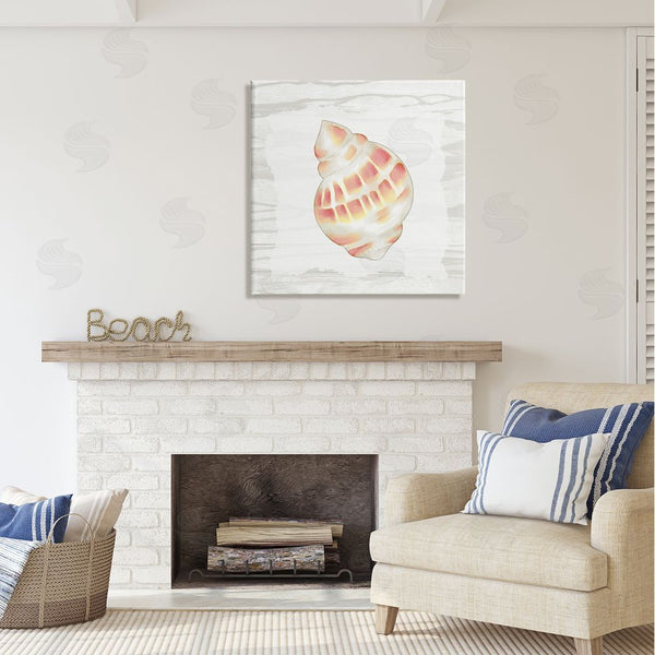 Stupell Industries Anne Bailey | Pink Rustic Seashell Wall Art