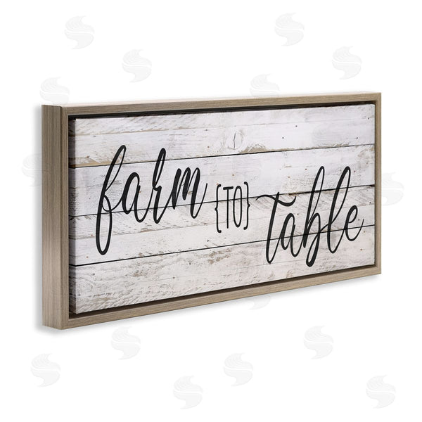 Stupell Industries Anne Bailey | Planked Style Farm To Table