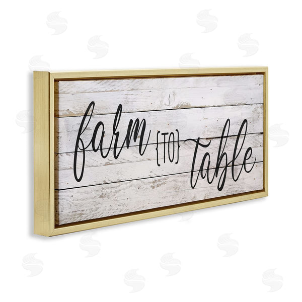 Stupell Industries Anne Bailey | Planked Style Farm To Table