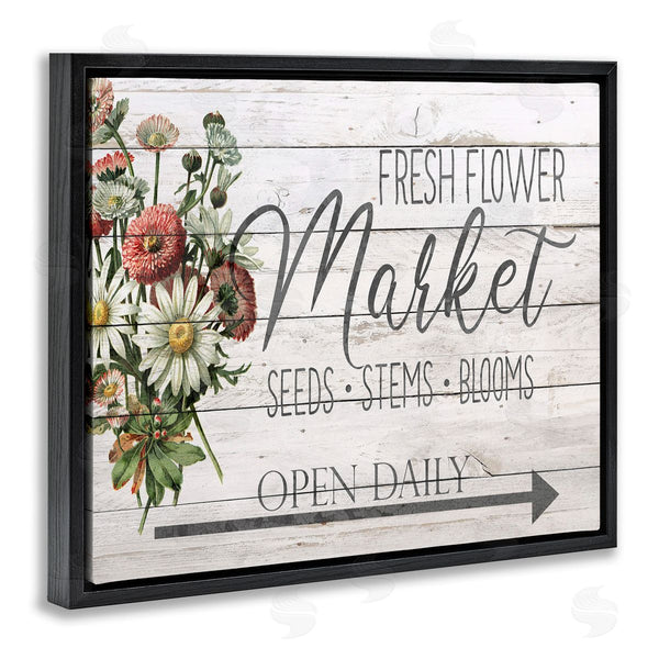 Stupell Industries Anne Bailey | Planked Style Fresh Flower Market