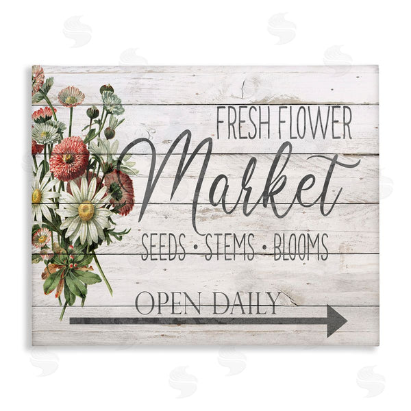 stupell industries Anne Bailey | Planked Style Fresh Flower Market