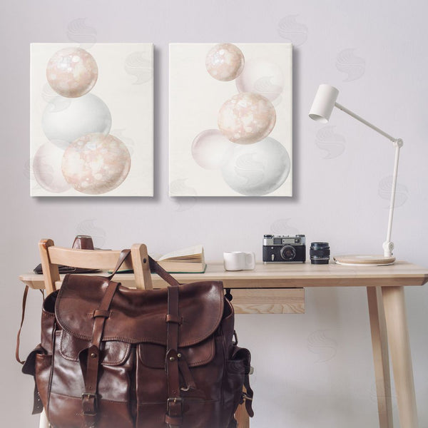 Stupell Industries Anne Bailey | Stacked Spheres Speckled Wall Art