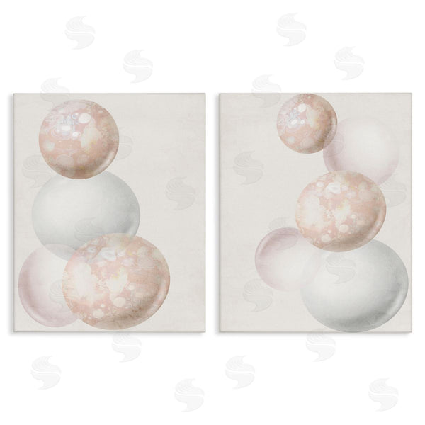 stupell industries Anne Bailey | Stacked Spheres Speckled Wall Art