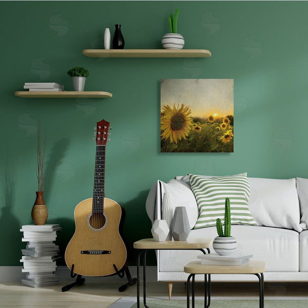 Stupell Industries Anne Bailey | Warm Sunflower Field Summer Sunset Landscape Wall Art