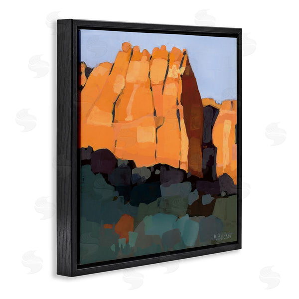 Stupell Industries Anne Becker | Canyon Side Abstract Landscape Southwestern Mountains