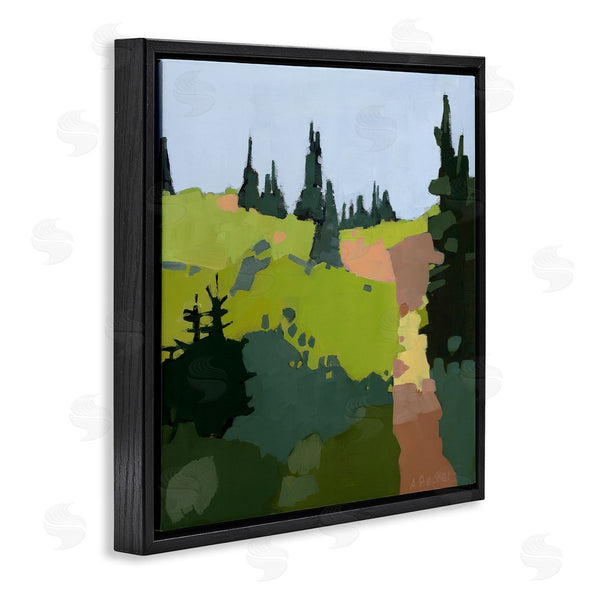 Stupell Industries Anne Becker | Tree Lined Path Abstract Meadow Landscape