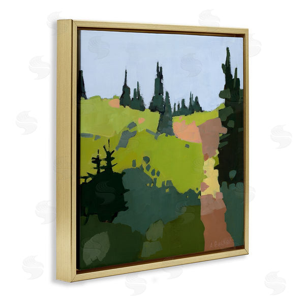 Stupell Industries Anne Becker | Tree Lined Path Abstract Meadow Landscape