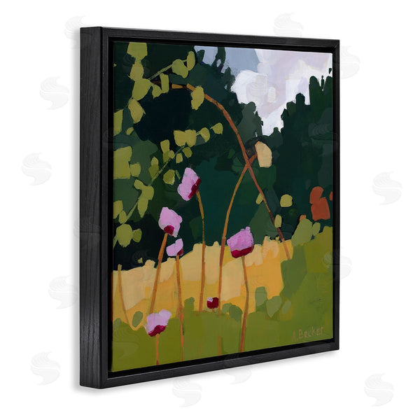 Stupell Industries Anne Becker | Wildflower Meadow Greenery Abstract Thistle Landscape