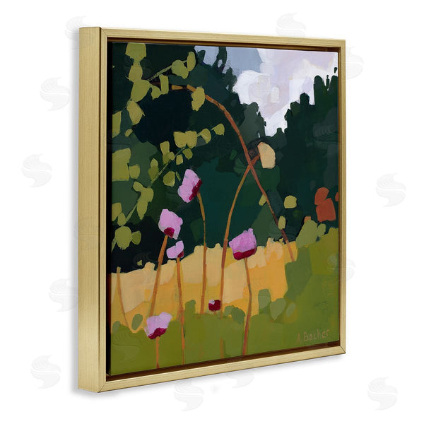 Stupell Industries Anne Becker | Wildflower Meadow Greenery Abstract Thistle Landscape
