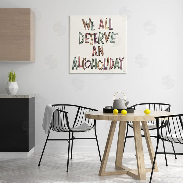 Stupell Industries Anne Tavoletti | Alcoholiday Funny Phrase Wall Art