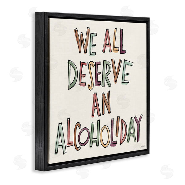 Stupell Industries Anne Tavoletti | Alcoholiday Funny Phrase Wall Art