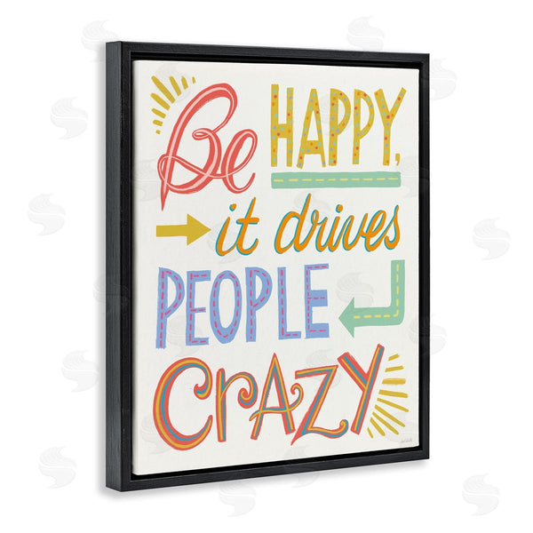 Stupell Industries Anne Tavoletti | Bright Be Happy Phrase