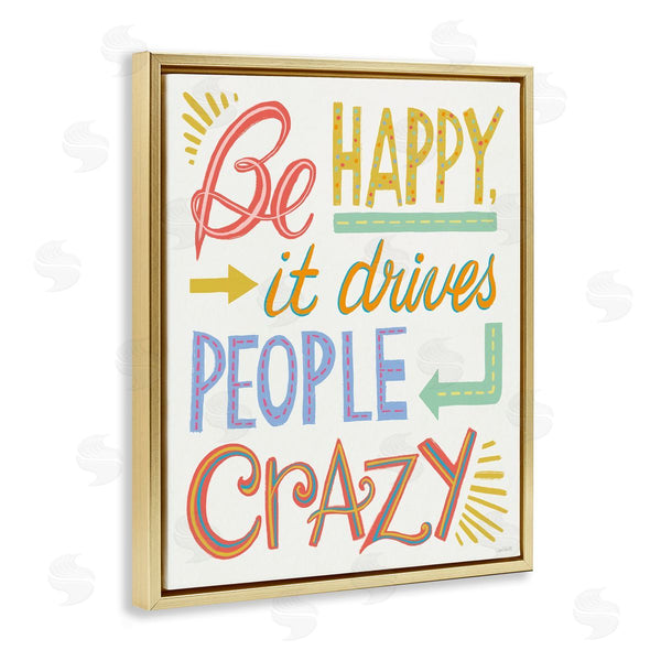 Stupell Industries Anne Tavoletti | Bright Be Happy Phrase