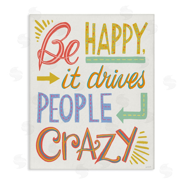 stupell industries Anne Tavoletti | Bright Be Happy Phrase