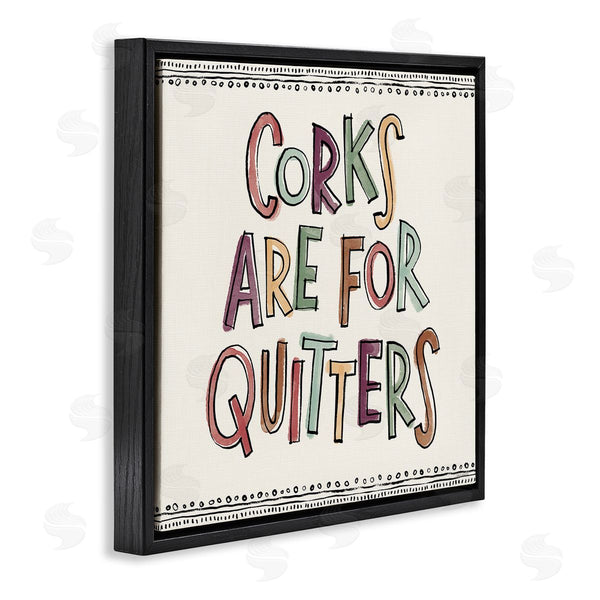Stupell Industries Anne Tavoletti | Corks For Quitters Wall Art