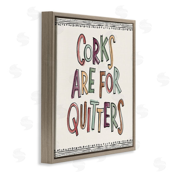 Stupell Industries Anne Tavoletti | Corks For Quitters Wall Art