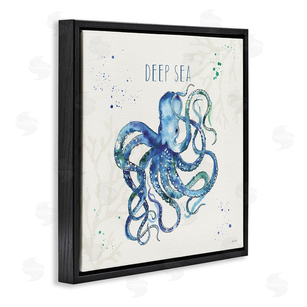Stupell Industries Anne Tavoletti | Deep Sea Phrase Octopus