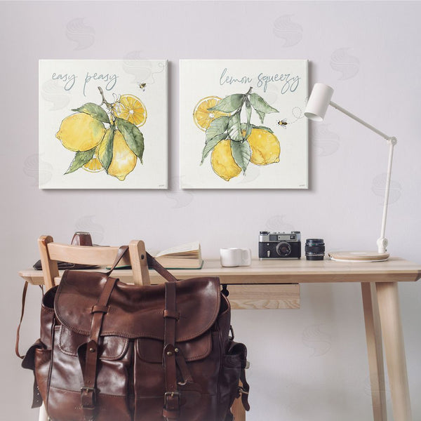 Stupell Industries Anne Tavoletti | Easy Peasy Lemon Squeezy Phrase Wall Art