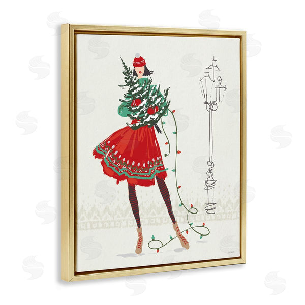 Stupell Industries Anne Tavoletti | Festive Fashion Girl