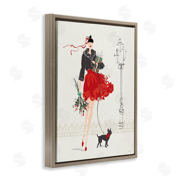 Stupell Industries Anne Tavoletti | Holiday Fashionista Girl