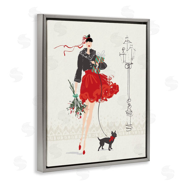 Stupell Industries Anne Tavoletti | Holiday Fashionista Girl