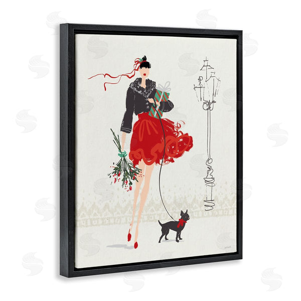 stupell industries Anne Tavoletti | Holiday Fashionista Girl