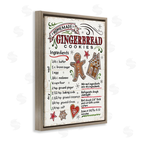 Stupell Industries Anne Tavoletti | Holiday Gingerbread Cookies Recipe