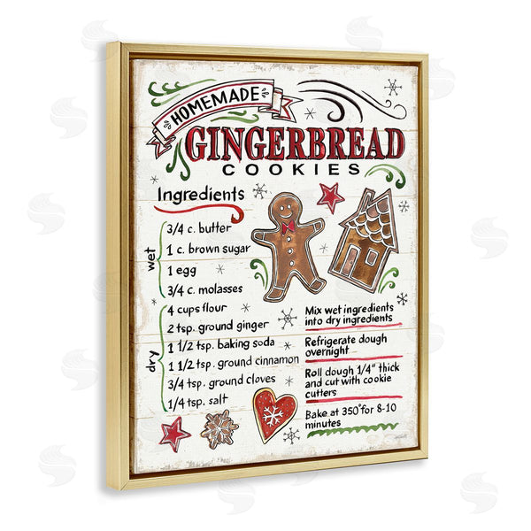 Stupell Industries Anne Tavoletti | Holiday Gingerbread Cookies Recipe
