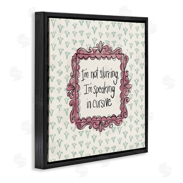 Stupell Industries Anne Tavoletti | Speaking In Cursive Wall Art
