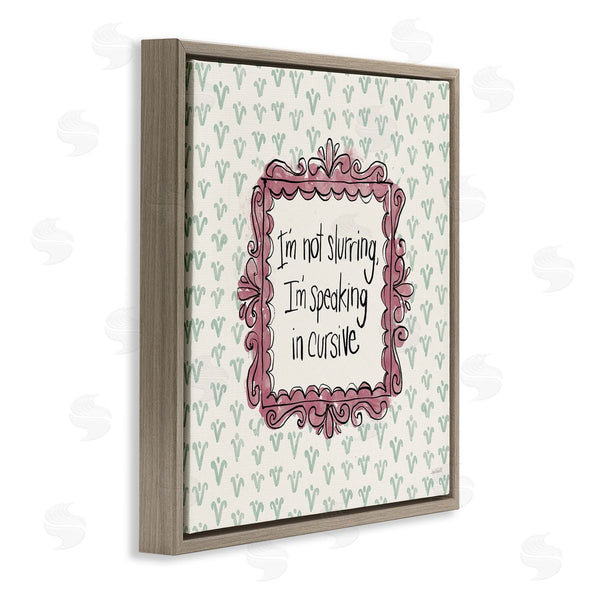 Stupell Industries Anne Tavoletti | Speaking In Cursive Wall Art
