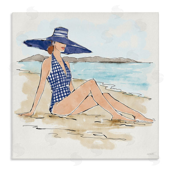 stupell industries Anne Tavoletti | Sun Bathing Beauty