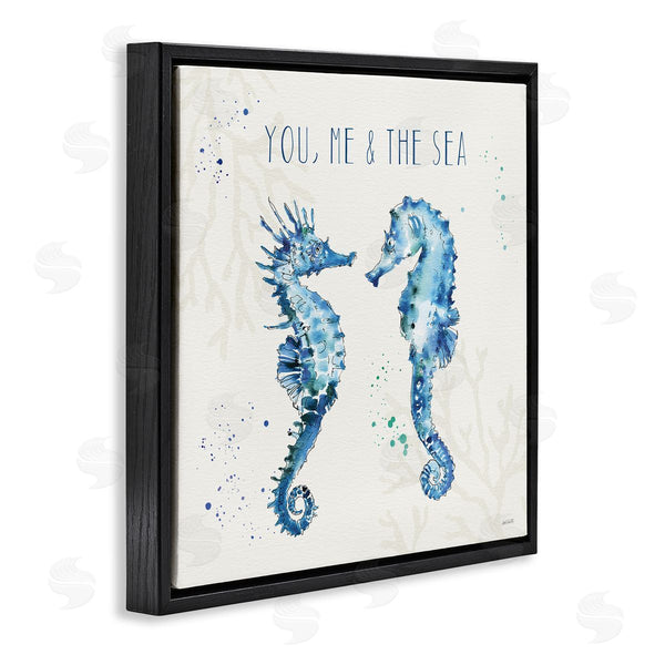 Stupell Industries Anne Tavoletti | You Me & Sea Quote Seahorse