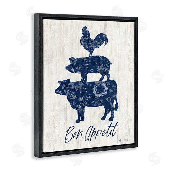 Stupell Industries Annie LaPoint | Bon Appetit Farm Animals