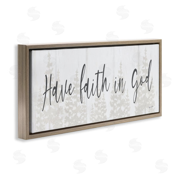 Stupell Industries Annie LaPoint | Faith In God Phrase Wall Art