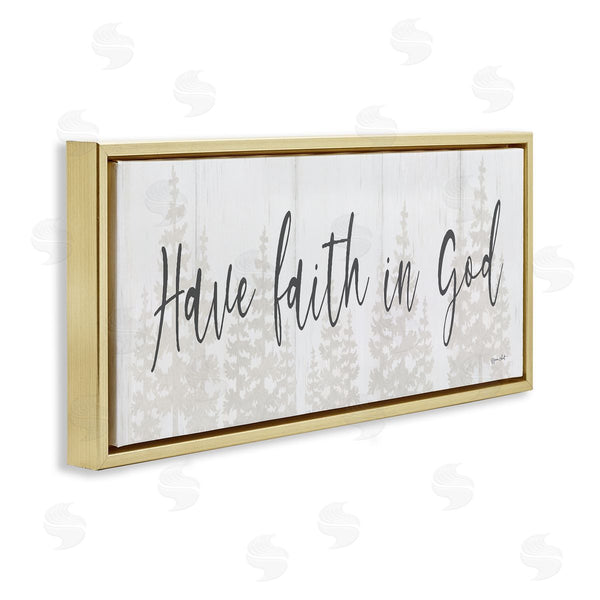 Stupell Industries Annie LaPoint | Faith In God Phrase Wall Art