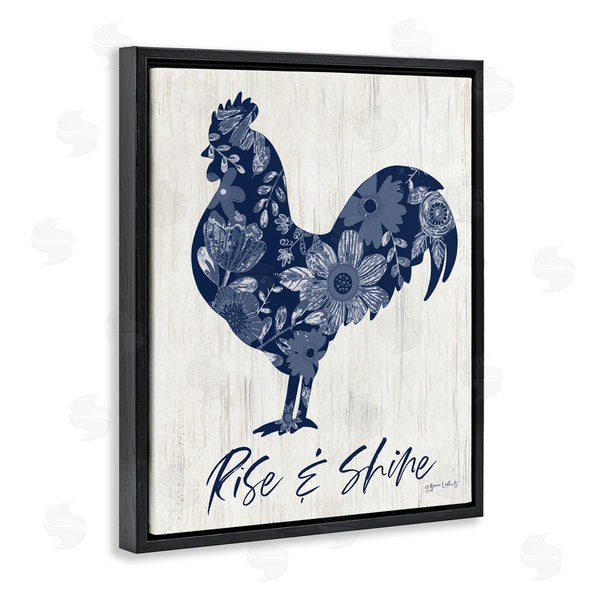 Stupell Industries Annie LaPoint | Floral Rise &Shine Rooster