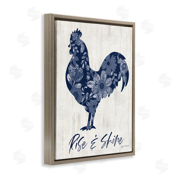 Stupell Industries Annie LaPoint | Floral Rise &Shine Rooster