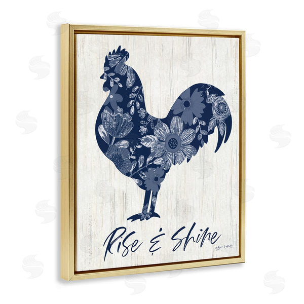 Stupell Industries Annie LaPoint | Floral Rise &Shine Rooster