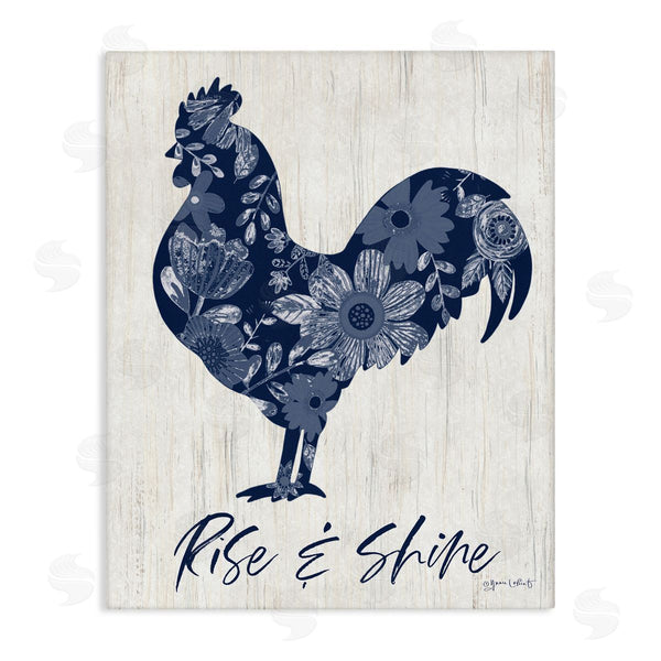 stupell industries Annie LaPoint | Floral Rise &Shine Rooster