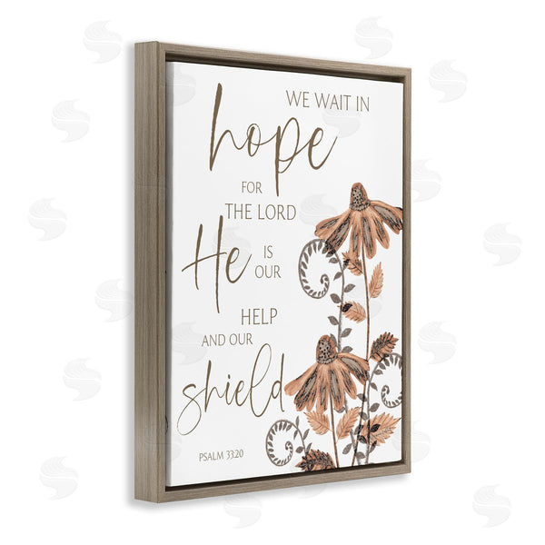 Stupell Industries Annie LaPoint | He Is Our Help & Shield