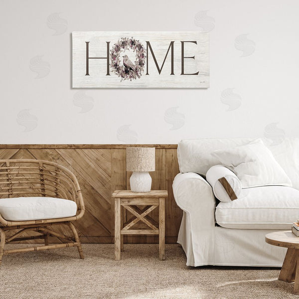 Stupell Industries Annie LaPoint | Home Bird Wreath Sign Wall Art