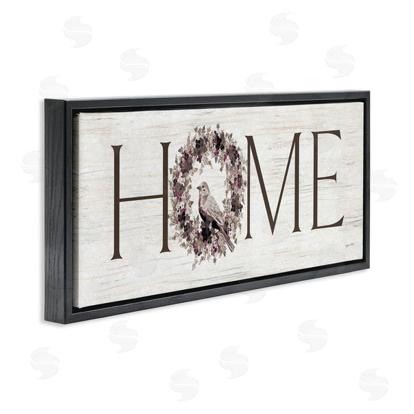 Stupell Industries Annie LaPoint | Home Bird Wreath Sign Wall Art