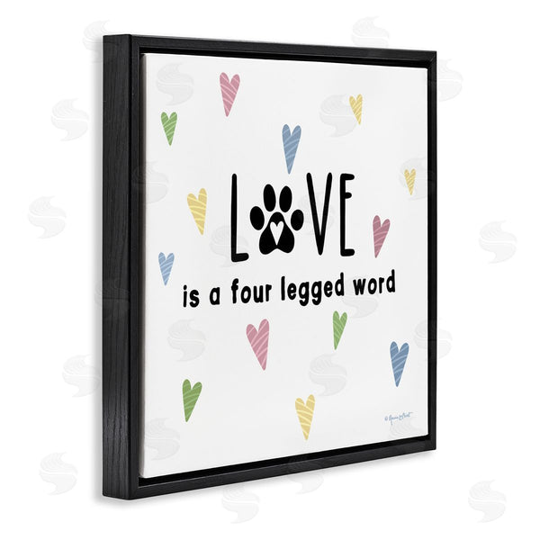 Stupell Industries Annie LaPoint | Love Four Legged Wall Art