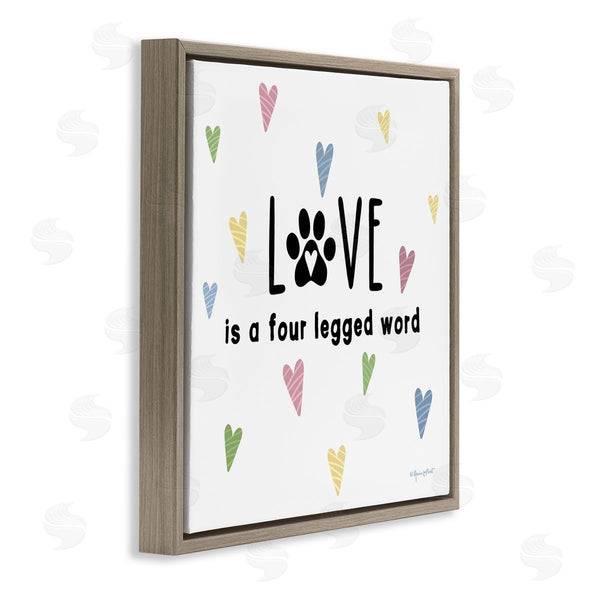 Stupell Industries Annie LaPoint | Love Four Legged Wall Art