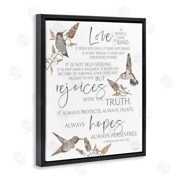 Stupell Industries Annie LaPoint | Love Is Patient Inspirational Wall Art