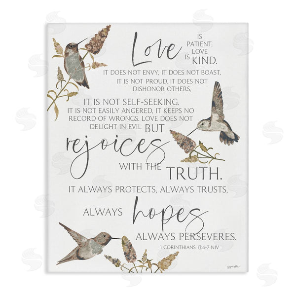 stupell industries Annie LaPoint | Love Is Patient Inspirational Wall Art
