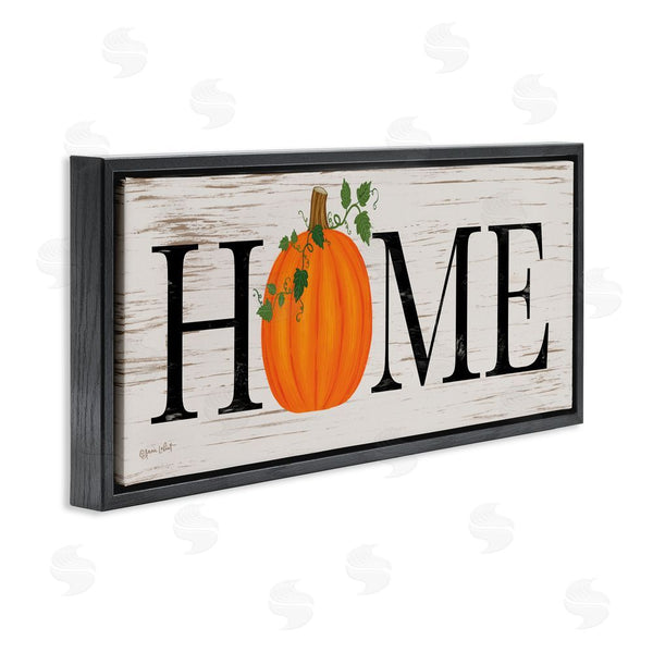 Stupell Industries Annie LaPoint | Rustic Pumpkin Home Lettering