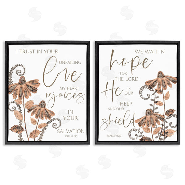 Stupell Industries Annie LaPoint | Spiritual Faith Proverbs With Flowers