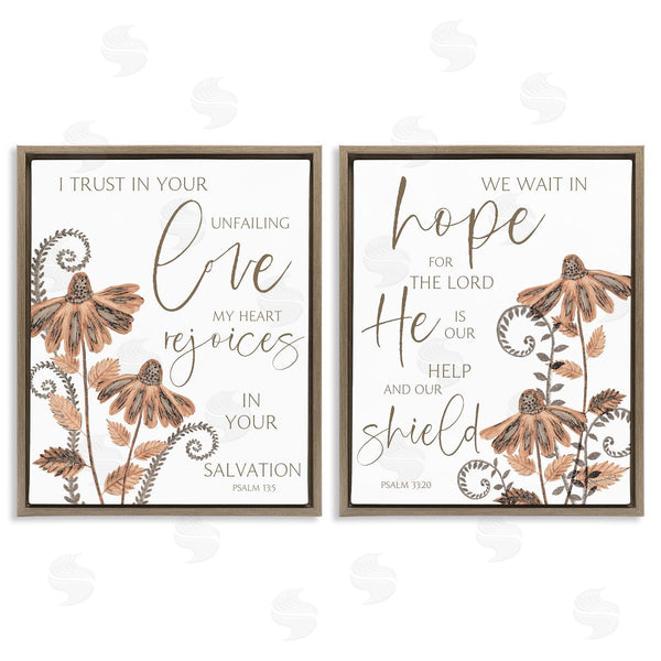 Stupell Industries Annie LaPoint | Spiritual Faith Proverbs With Flowers